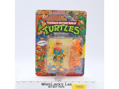 Walkabout Teenage Mutant Ninja Turtles TMNT 1991 Playmates MOSC UNPUNCHED NEW