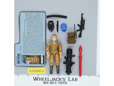 Red Star V1 100% Complete G.I. Joe 1991 Hasbro Vintage Action Figure