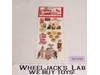 1984 Wendy's LOT of 6 Puffy Stickers No. 8699 A,B,C,D,E,F Where's the Beef