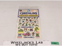 1984 Gremlins Rub N' Play Transfers Sheet, SEALED, Colorforms, Movie