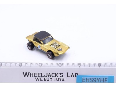 Python GOLD Hot Wheels Mattel Vintage Redline RL W/ BLACK ROOF USA