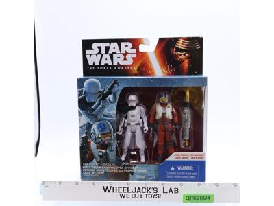 First Order Snowtrooper Officer & Snap Wexley Star Wars The Force Awakens NEW