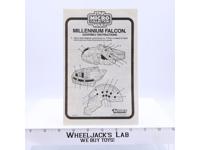 Millennium Falcon Instructions Micro Collection ORIGINAL 1982 Star Wars