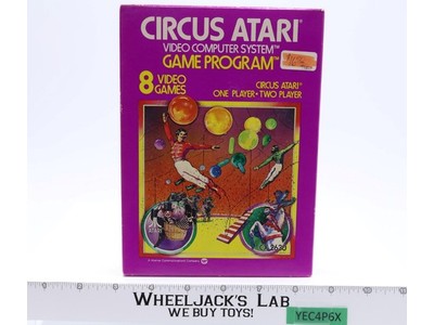Circus ATARI W/ Box + Manual ATARI 2600 1980 Game Cartridge
