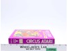 Circus ATARI W/ Box + Manual ATARI 2600 1980 Game Cartridge