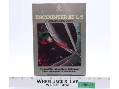 Encounter At L-5 W/ Box + Manual ATARI 2600 1982 Game Cartridge