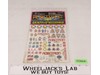 1982 Robotron Rub N' Play Transfers Sheet, SEALED, Colorforms