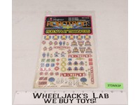 1982 Robotron Rub N' Play Transfers Sheet, SEALED, Colorforms