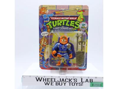 King Lionheart Teenage Mutant Ninja Turtle TMNT 1992 Playmates MOSC UNPUNCHED