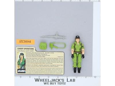 Lady Jaye V1 100% Complete G.I. Joe 1985 Hasbro Vintage Action Figure