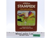 Stampede W/ Box + Manual ATARI 2600 1981 Activision Vintage Game Cartridge