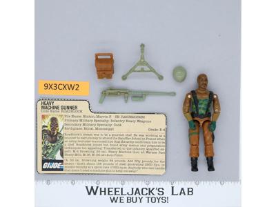 Road Block V1 100% Complete 1984 G.I. Joe Hasbro Vintage Action Figure
