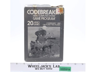 Codebreaker W/ Box + Manual ATARI 2600 1986 Game Cartridge