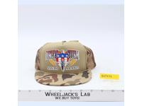 Camo Operation Desert Storm Eagle Patriotic Ball Cap Hat NEW W/ TAGS