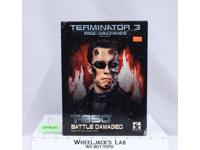 T-850 Battle Damaged Terminator 2 2003 Gentle Giant 7.5" Chrome Plated Bust