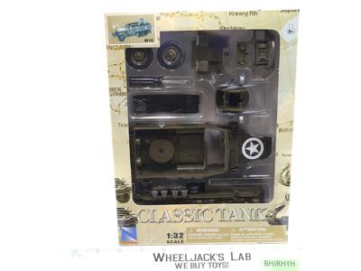 M16 Military Tank Classic Tank 1:32 Scale Plastic Assembly Kit NewRay NEW MIB