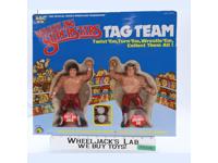 British Bulldogs Tag Team Wrestling Superstars WWF 1985 LJN Figure Set NR MINT