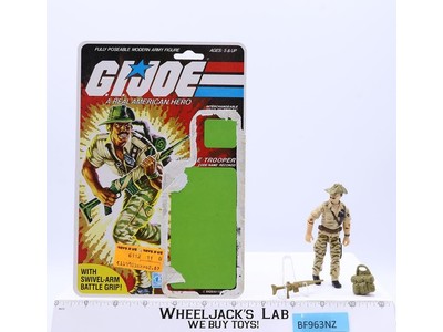 Recondo 100% Complete W/ Cardback 32 V1 GI Joe 1984 Action Figure Vintage Hasbro