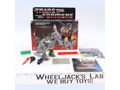 Grimlock W/BOX 100% Complete 1985 Vintage Action Figure G1 Transformers