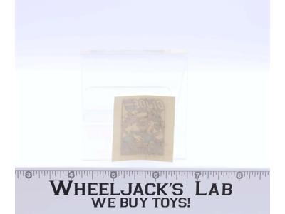 Shipwreck GI Joe Body Transfer Temporary Tattoo NEW 1986 Hasbro Vintage