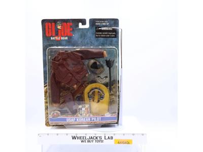 USAF Korean Pilot GI Joe 1999 Hasbro 12" Accessory Set Battle Gear NEW MOSC