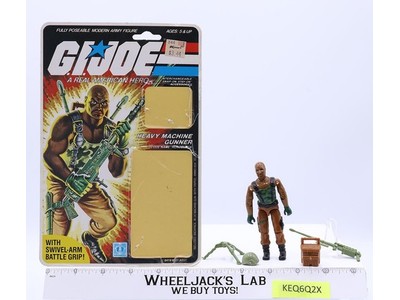 Roadblock V1 Complete 32 Cardback 1984 G.I. Joe Hasbro Vintage Action Figure