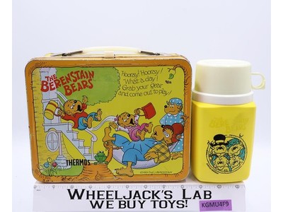 The Berenstain Bears Metal Lunch Box w/ Thermos 1983 Thermos Co Vintage