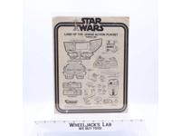 Land of the Jawas Action Playset Instructions Manual Kenner 1977 Star Wars