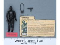 Snake Eyes V1.5 Swivel Arms 100% Complete G.I. Joe 1983 Hasbro Vintage Figure