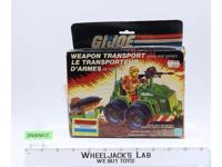 Weapons Transport W/ Box CANADIAN GI Joe 1985 Hasbro Action Figure Vehicle