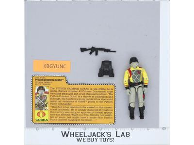 Python Crimson Guard V2 100% Complete G.I. Joe 1989 Hasbro Vintage Action Figure