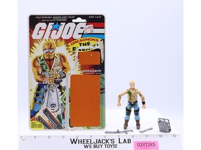 Buzzer V1 100% Complete W/34 CARDBACK 1985 GI Joe Hasbro Action Figure