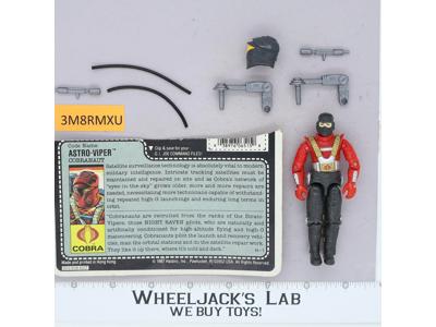 Astro Viper V1 100% Complete G.I. Joe 1988 Hasbro Vintage Action Figure