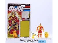 Blowtorch V1 Complete 32 Cardback 1984 G.I. Joe Hasbro Vintage Action Figure
