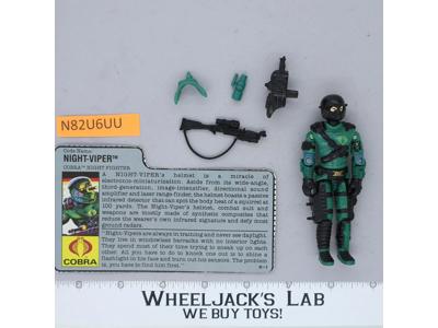 Night-Viper V1 100% Complete G.I. Joe 1989 Hasbro Vintage Action Figure