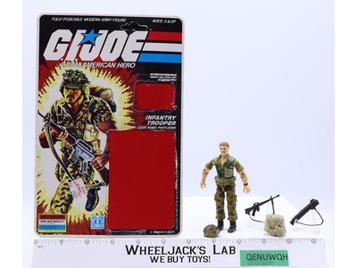 Footloose V1 100% Complete 34 Cardback 1985 G.I. Joe Hasbro Vintage Figure