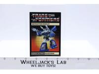Bluestreak Instructions Manual Booklet 1985 Hasbro G1 Transformers Vintage