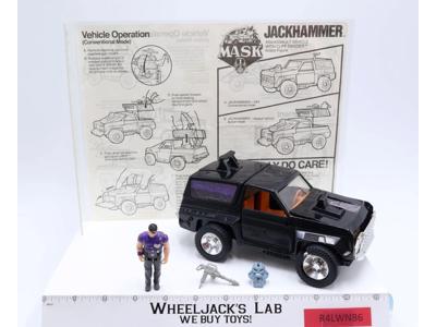 Jackhammer W/Cliff Dagger 100% Complete MASK M.A.S.K. 1985 Vintage Action Figure