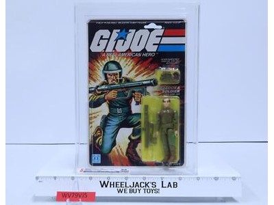 Zap CAS GRADED 85 85/85/85 GI Joe Series 1 9-Back 1982 Hasbro NEW SEALED