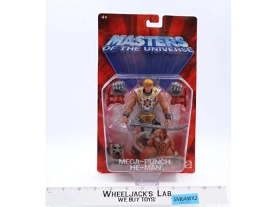 Mega Punch He-Man 200X Masters Of The Universe MOTU 2003 Mattel NEW SEALED