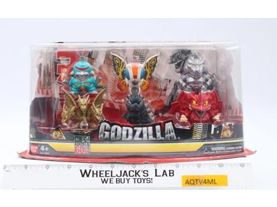 Godzilla 60th Anniversary 2013 Bandai Chibi Mini Figure 6-Pack NEW SEALED