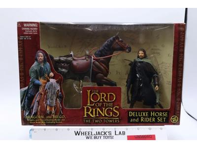 Aragon & Brego The Lord of the Rings The Two Towers 2002 ToyBiz NEW SEALED