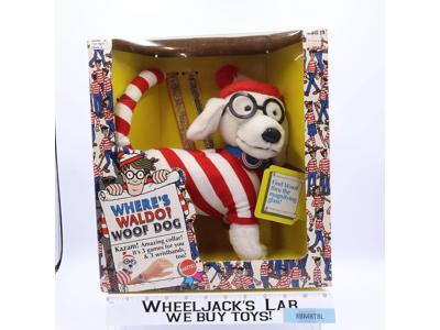 #2279 Woof Dog Where's Waldo? 1991 Mattel Plush Stuffed Dog NEW MIB