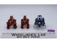 LOT (3) Robo-Dino Stego Bot Transformable Robots Tek Toys Robot Action Figure