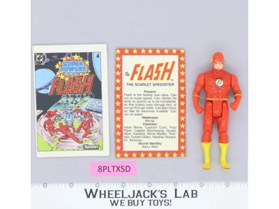 The Flash 100% Complete DC Comics Super Powers 1985 Kenner Vintage Action Figure