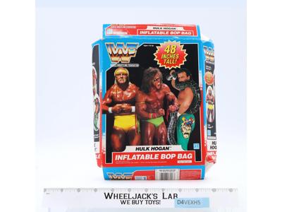 Hulk Hogan Inflatable Bop Bag EMPTY BOX ONLY WWF Wrestling 1990 Hasbro Vintage