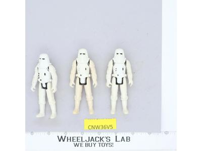 Lot of 3 Star Wars Hoth Stormtroopers 1980s Kenner Vintage Action Figures