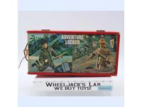 Red Adventure Locker Footlocker Foot Locker GI Joe 1964 Hasbro Vintage