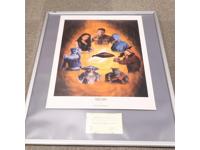 Farscape Cast AUTOGRAPHED Poster 27x40 GiGi Edgley Browder Hardy Franklin