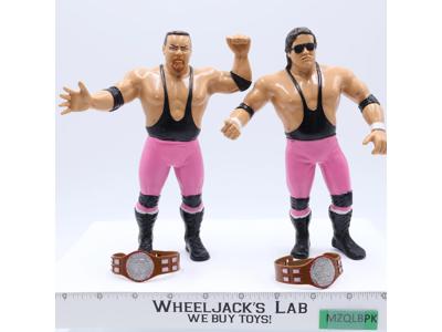 Jim Neidhart & Bret Hart 1987 Hart Foundation WWF LJN Titan Sports 8" Vintage